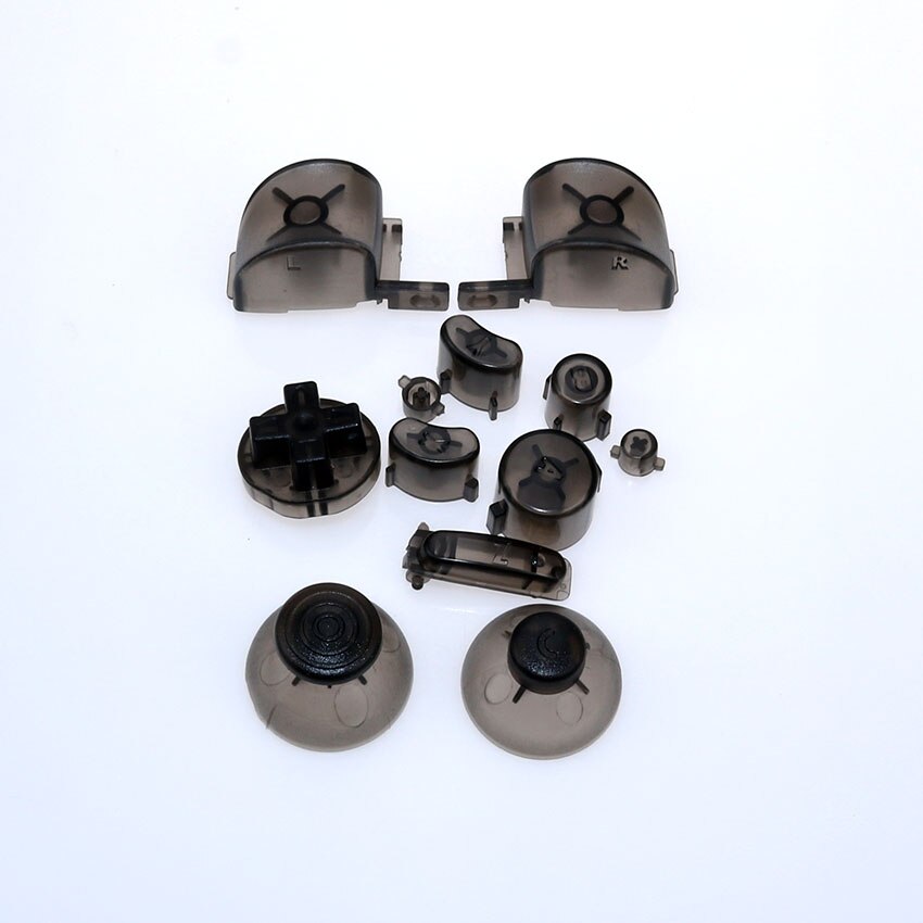 Cltgxdd Für Gamecube Controller Mod Bunte Komplette taste set mit für N GC taste set: Clear Black