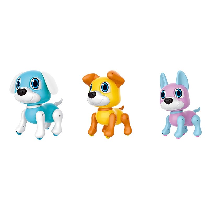 Cartoon Robot Dog Gesture Sensor Hand Control Induction Following RC Cute Tracker Toy for Christmas