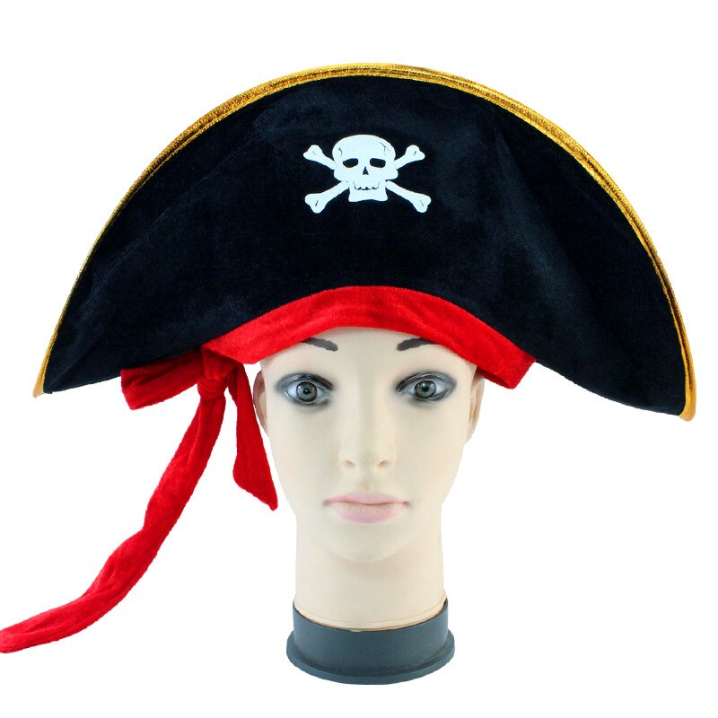 Halloween Piraat Hoed Kostuum Grappige Hoeden Volwassenen Pirate Accessoires Chapeau Piraat Adulte