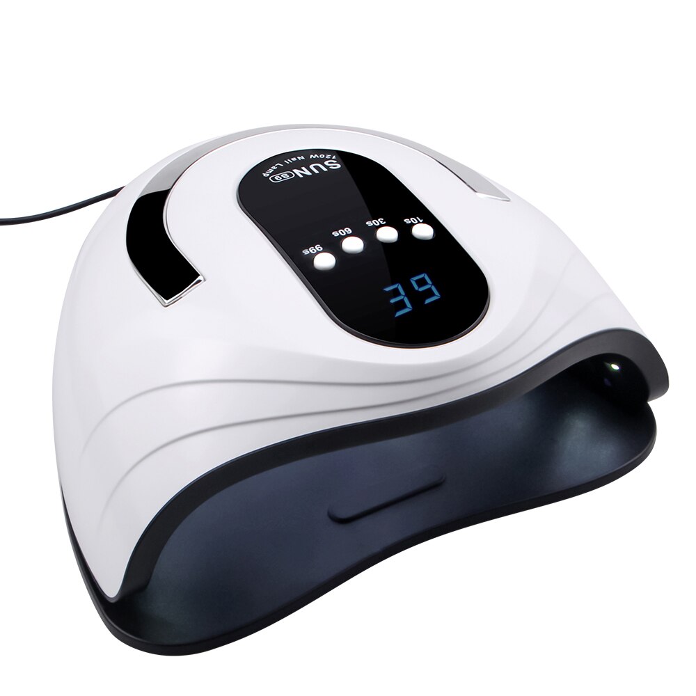 Nail Salon 120W Super Fast-drying Nail Lamp LED Nail Dryer Two Hand 4 Timing Mode Curing All Gels With Motion Sensing UV Lamp: 84W Nail Lamp