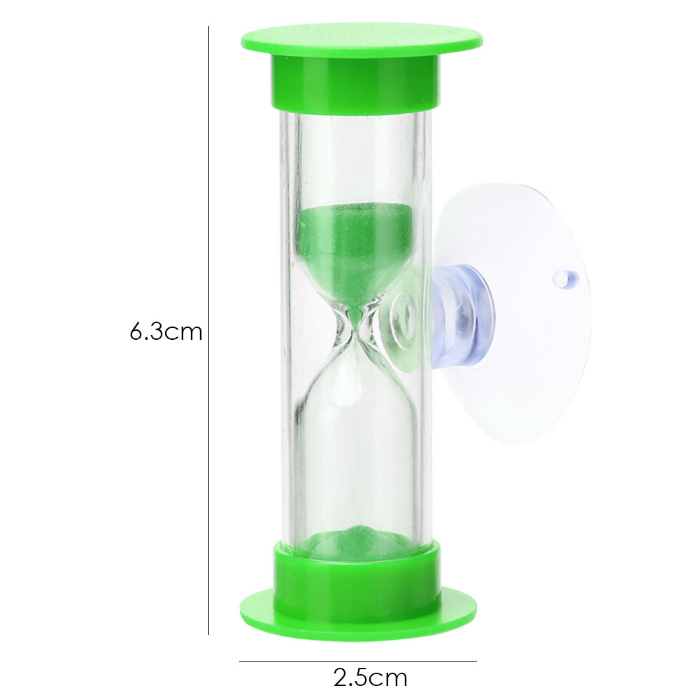 Plastic Lightweight Timer Fine Workmanship Desktop Sand Handmade Plastic Hourglasses for Household Kids Accessories: Green