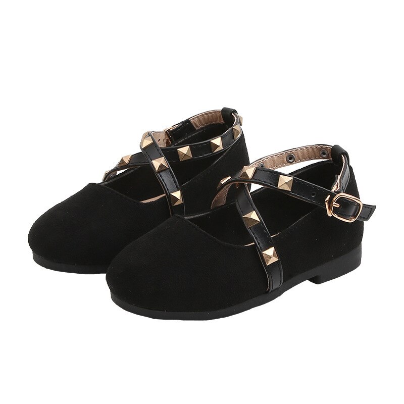 Lente Meisje Schoenen Suède Gladiator Baby Meisje Schoenen Klinknagel Prinses Sandalen Zachte Tong Meisje Schoenen Peuter d01092