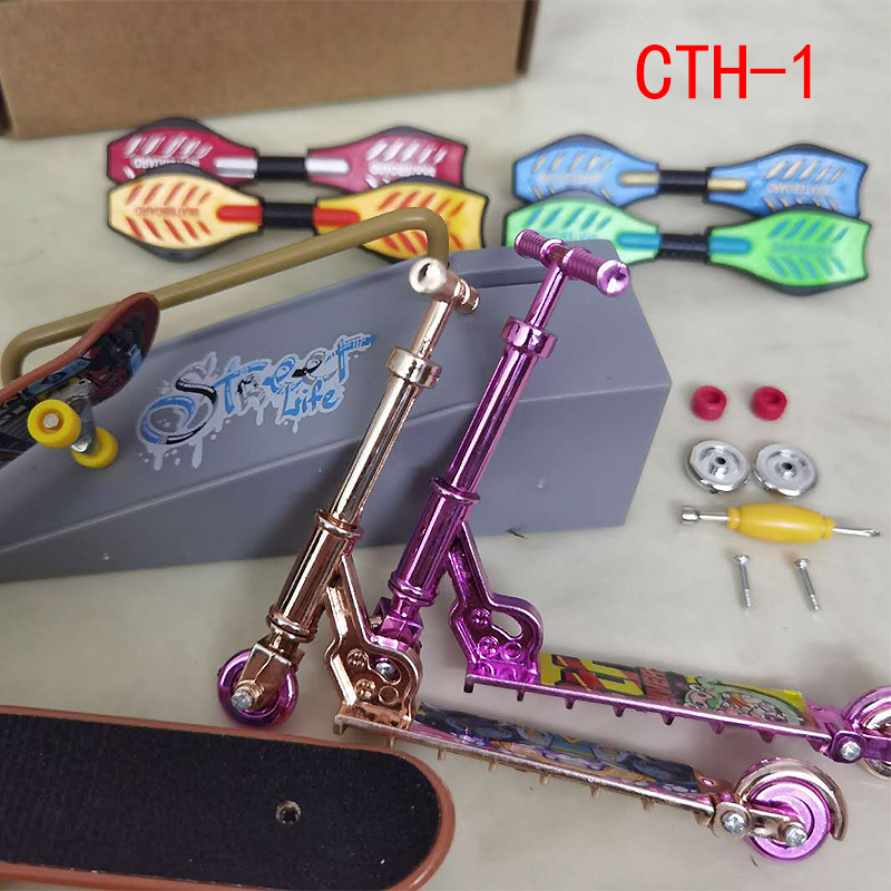 Kit de Mini-vélo BMX, Skateboard à doigt, parc , modèle de Scooter, jouet pour enfants, touche pour: CTH-1