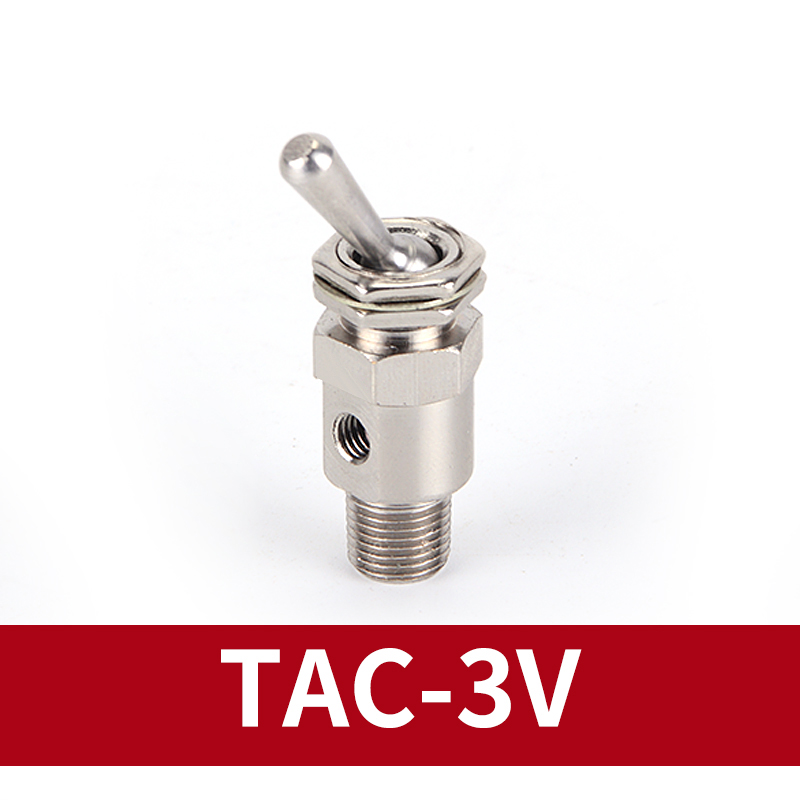 Luft pneumatisk mekanisk ventil vippeknap tac 2-41v 31v 41p 31p 41pp tac -4v 4p 3p 3v tv -3s: Gul
