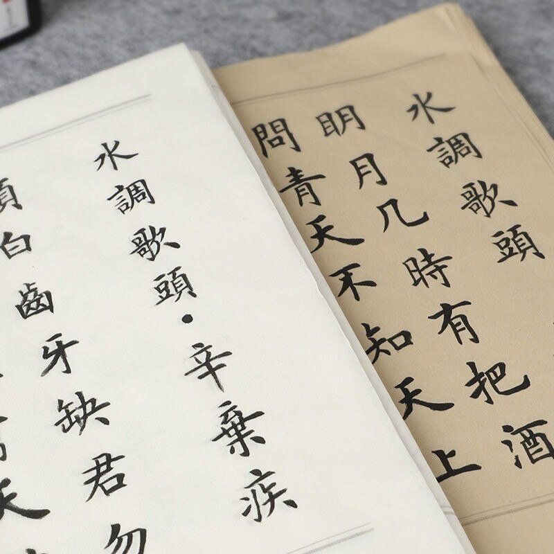 Chinese Calligraphy Practice Copybook for Beginners Ou Yangxun's Style Regular Script Rice Paper Tang Poetry Song Ci Copybook