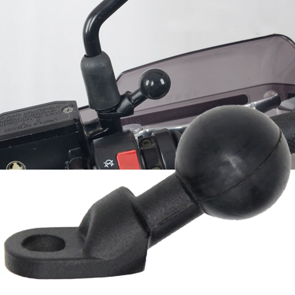 Scooter Mount For Mirror Frame Base Motorcycle Supplies Rubber Ball Shape Vehicle Supplies Accessories