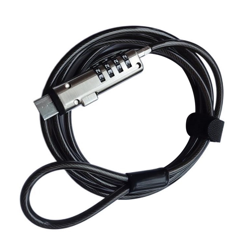 Security USB Password Anti-Theft Lock, Used for Anti Theft Function on Laptop, Tablet, Projector, TV: Default Title