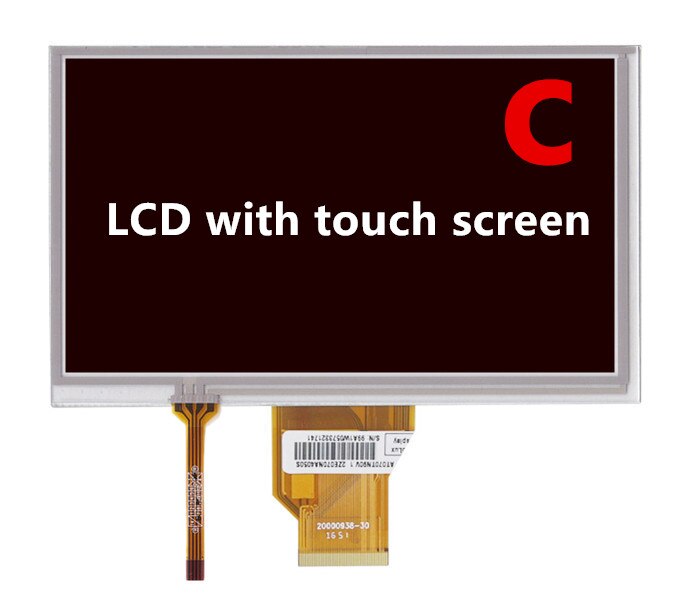 7 Inch LCD Screen Touch Screen Panel AT070TN94 AT070TN93 AT070TN90 92 V.X Car DVD Navigation LCD Replacement Parts: Pink