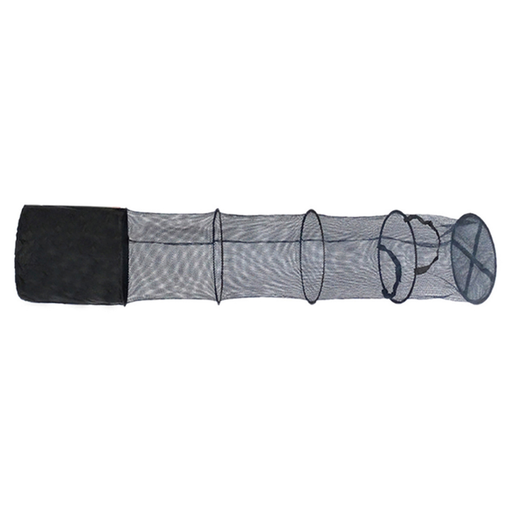 5 Layers Fishing Net Cage Utility Folding Fish Care Creel Tackle Portable Stake Small Mesh Net Foldable Fishing Network