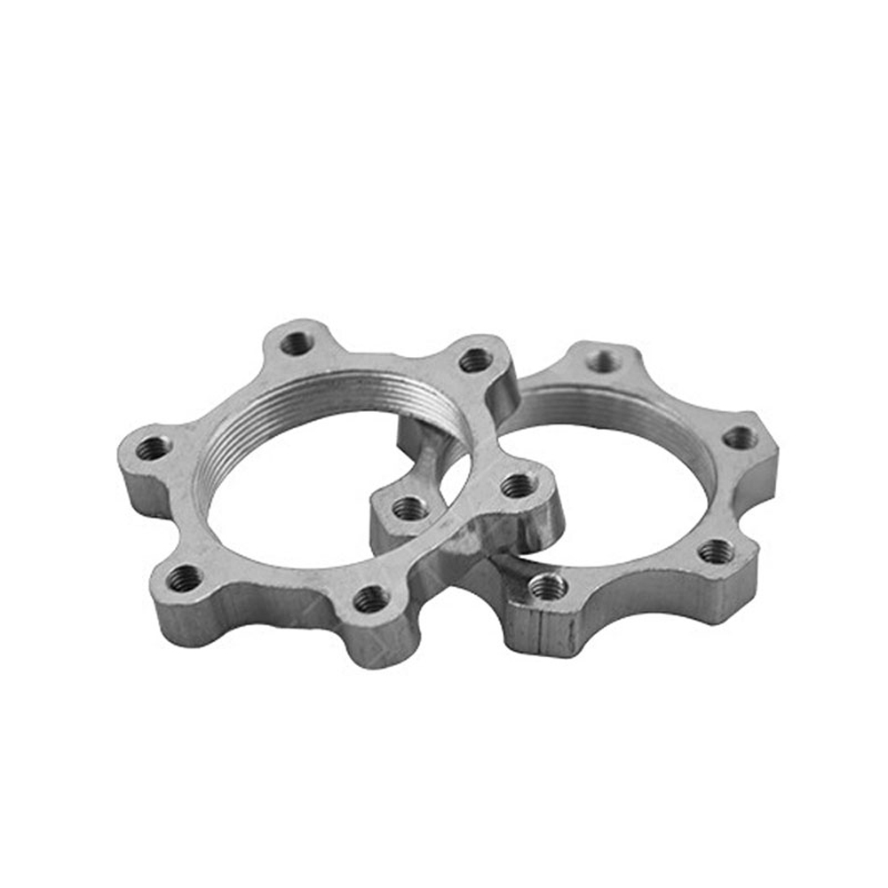 1pc Fahrrad Freilauf Gewinde Naben Disk Aluminium Fahrrad Gewinde Naben Disk Bremsscheibe 6 Bolzen Flansch Adapter Radfahren Zubehör