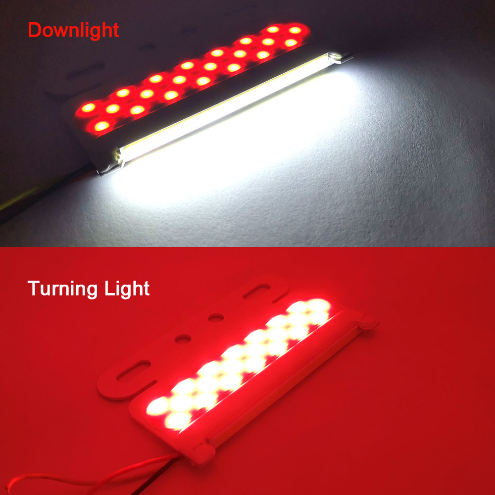24v led cob pære til lastbil drejelys signal lampe nat kørelys advarselsbelysning rød blå grøn hvid gul farve