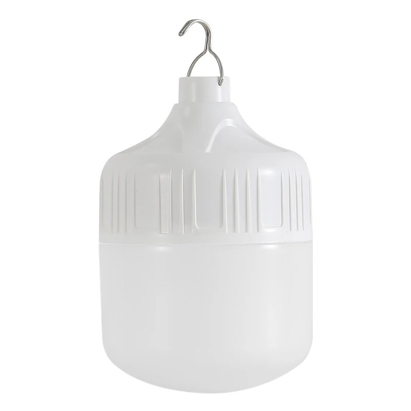 Draagbare LED-lampen USB oplaadbare campinglantaarn Outdoor hanglampen Noodverlichting Nachtmarktkraamlamp