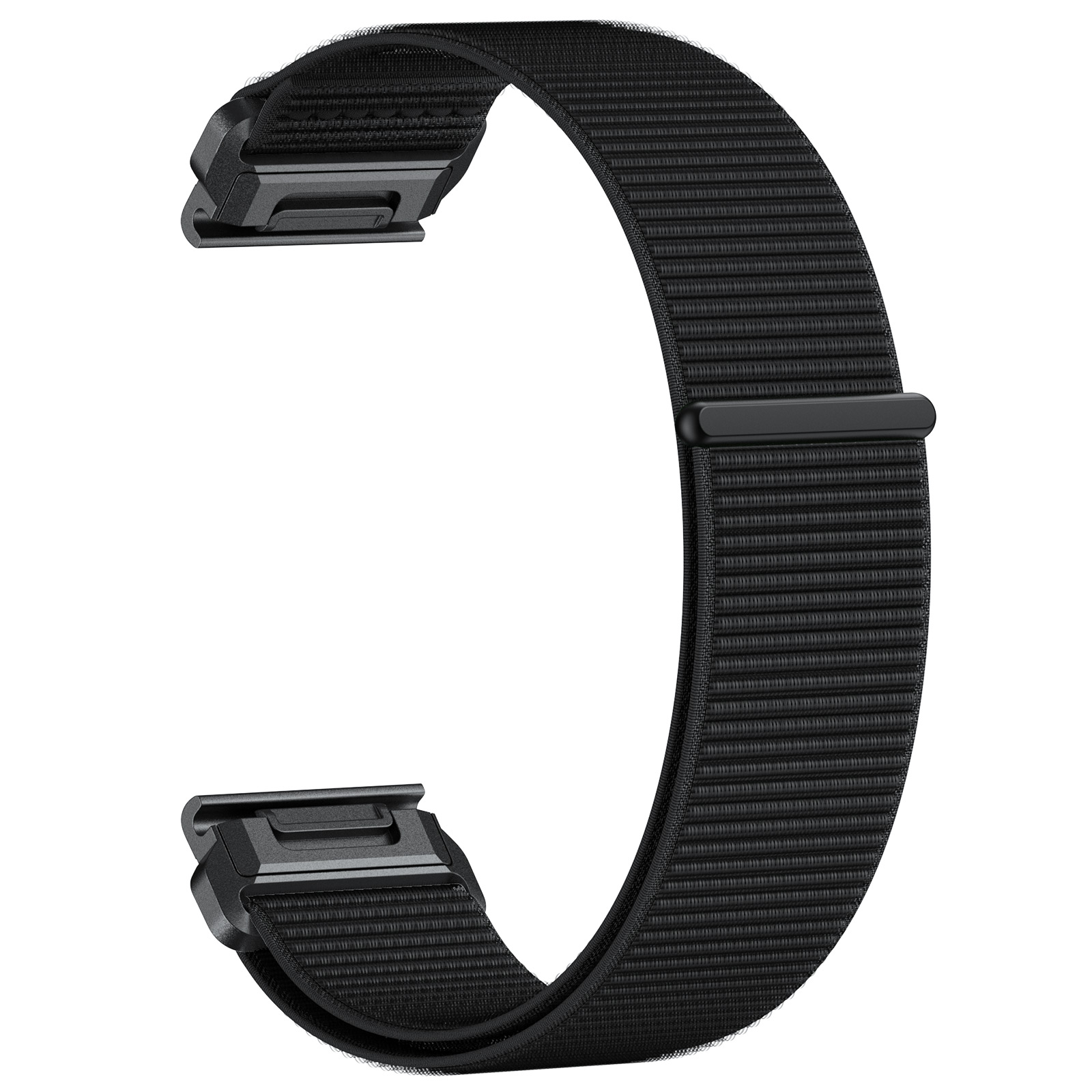 22 26mm Garmin Nylon Quick Release Strap For Fenix5 5XPlus 6 6XPro 7Pro 7XPro Easy Fit Watch Band Instinct1 2 Tactix7 Wristband: BLACK WHITE / 22mm
