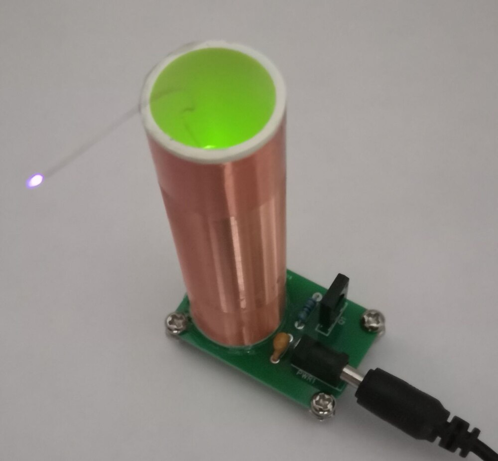 Tesla coil 5vusb power electronics production