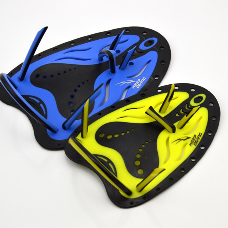 ! Swming palas entrenamiento ajustable de silicona mano Webbed guantes Padel aletas Swming Gear Rn