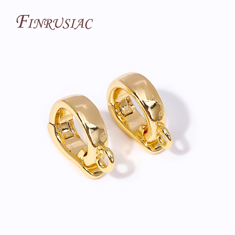 Potenciador de collar con bisagras, dijes chapados en oro de 18 quilates, colgantes, cierres, conector para suministros de fabricación de joyas, accesorios para pulseras