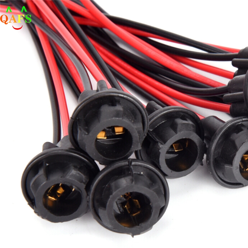 T10 W5W Gloeilamp Socket Houder Fit Auto Vrachtwagen Boot Zachte Rubber Connector