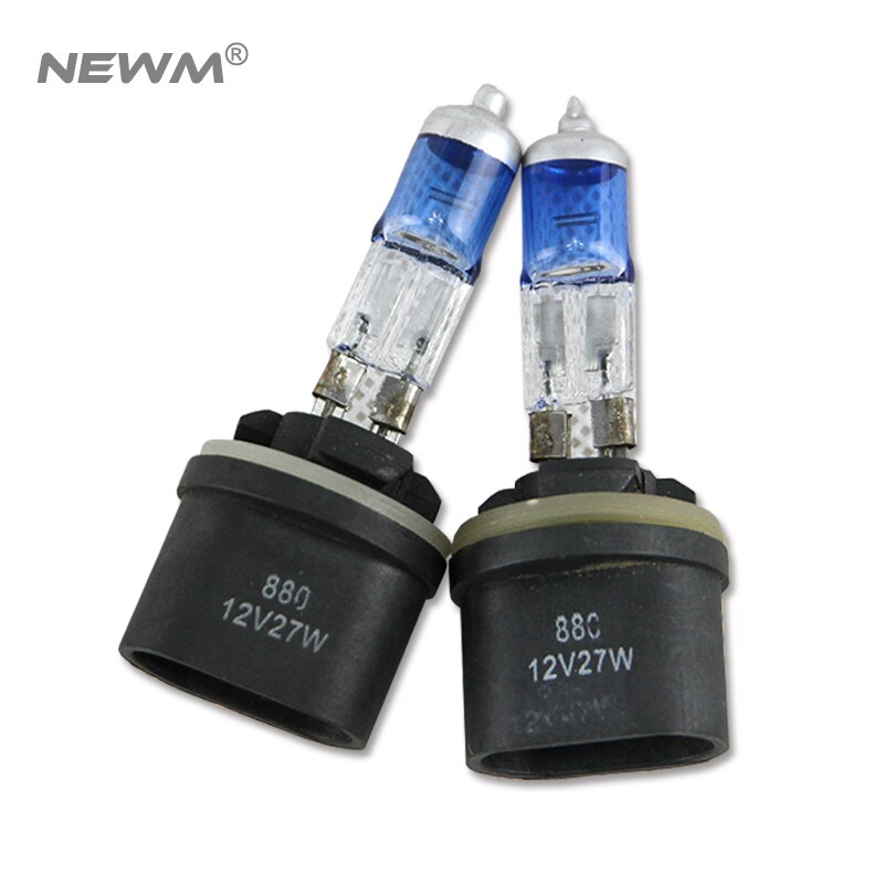 2 stuks 881 880 H27 H1 H3 PGJ13 27w 4300k Super Bright White Mist Halogeenlamp Hight Macht 27W Auto Head Light Lamp