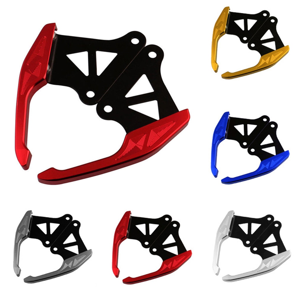 Aluminum Motorcycle Motor Accessories Rear Seat Grab Bars Pillion Passenger Rail Handle for Hond-a Grom MSX 125 13-15