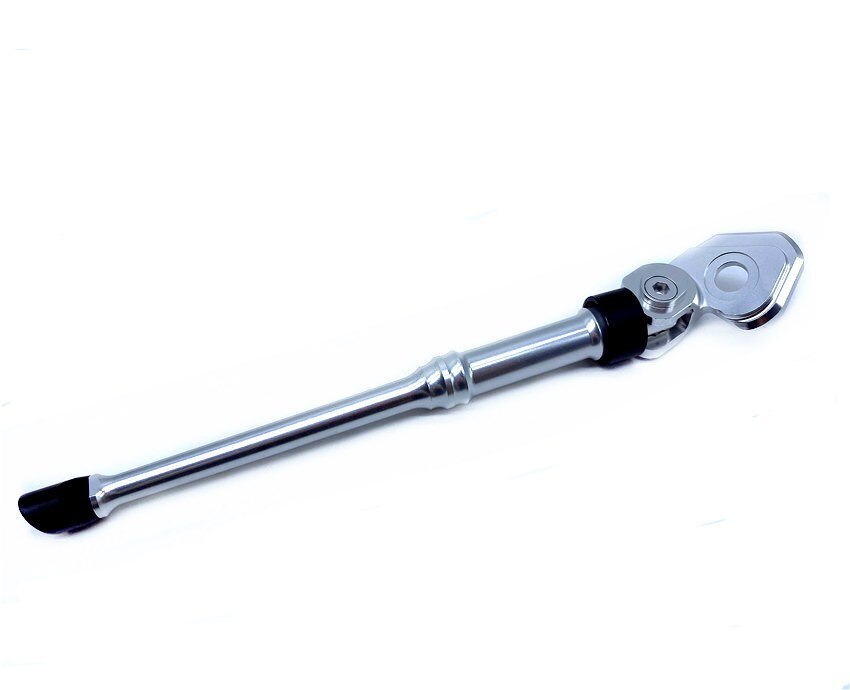 Klapp Fahrrad Ständer Für Brompton Aluminium Legierung CNC Fuß Unterstützung Halterung 16 "349 Parkplatz Stehen Ultraleicht 90G: Silber-