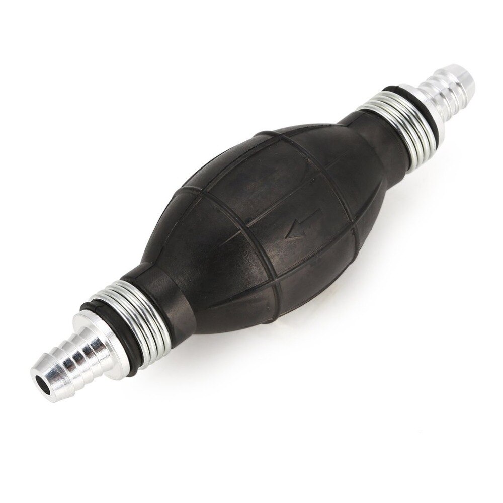 12mm Diesel Fuel Pump Line Hand Water Liquid Primer Bulb Gas Petrol Auto Car Boat Motorcar Transfer Rubber Aluminum