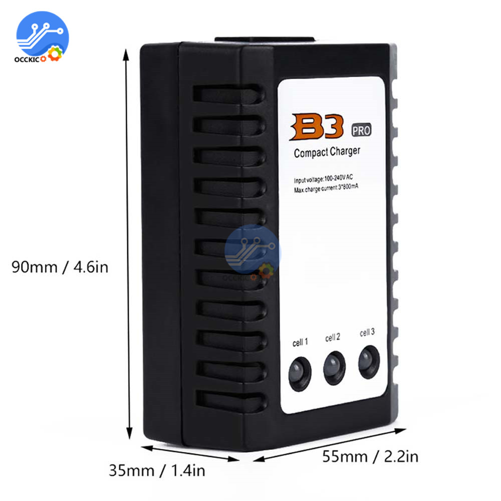 BMS 2S 3S Battery Charger For iMaxRC iMax B3 Pro Compact Lipo Battery Balance AC 110-240V Power Bank Charging For RC Helicopter