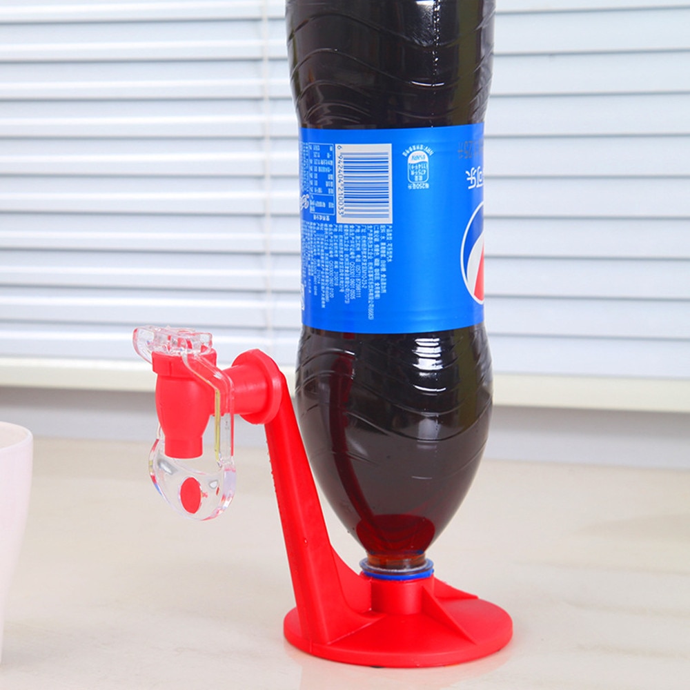 Novelty Saver Soda Dispenser Bottle Coke Upside Down Drinking Water Dispense Machine For Gadget Party Home Bar