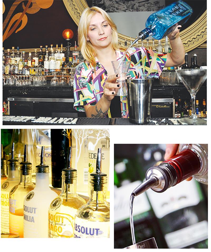 3/4/6 stk vinflaske i rustfritt stål skjenker oljekork bartender vin tilbehør bar tilbehør vin skjenker