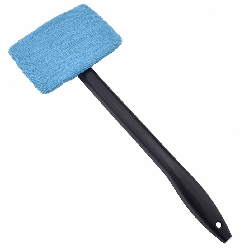 Nettoyeur de vitres de voiture | Outil de nettoyage de vitres de voiture, brosse de lavage de voiture en microfibre de pare-brise brosse de dépoussiérage de pare-brise 1 pièce: Light Blue