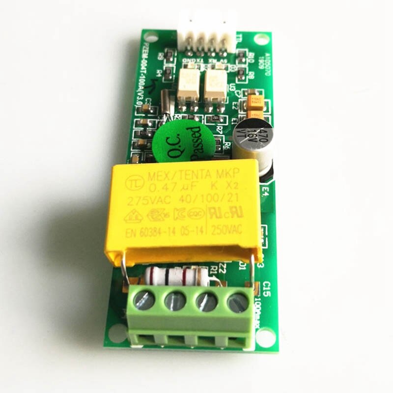 Opdateringsversion ac enfaset multifunktion ampere meter watt effekt volt amp kwh med split ct til arduino