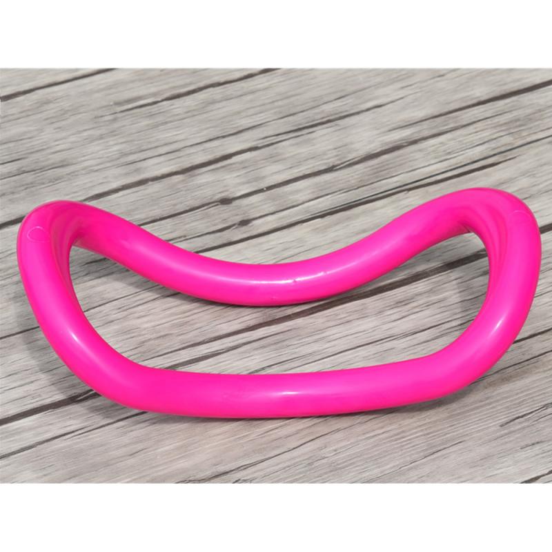Yoga ring open schouder schoonheid rug strekken cervicale yoga cirkel mooie benen pilates cirkel rug strekken ring: Rood