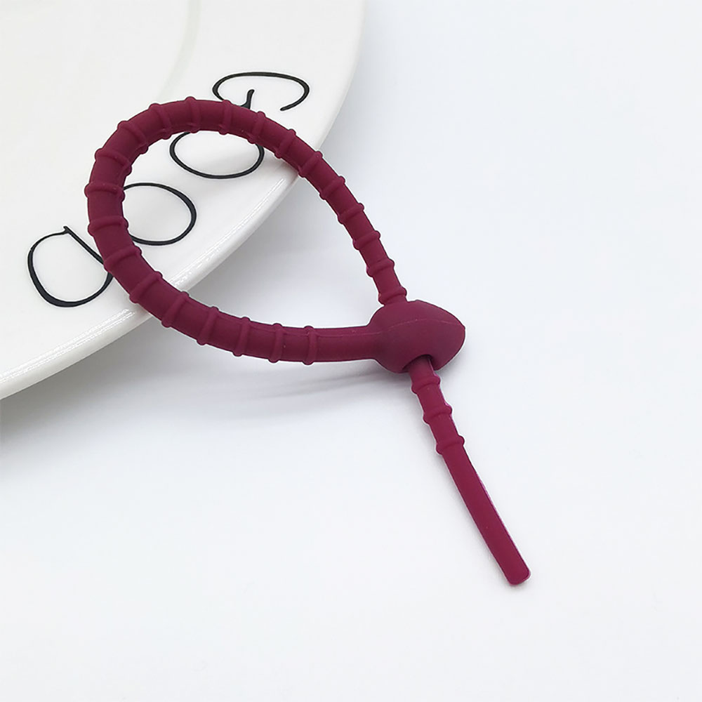 Silicone world Silicone cable ties Cable Strap Clips Wire Organizer Data Cable Clip Cable Tie Cord Winder Holder Keeper Manager: grey