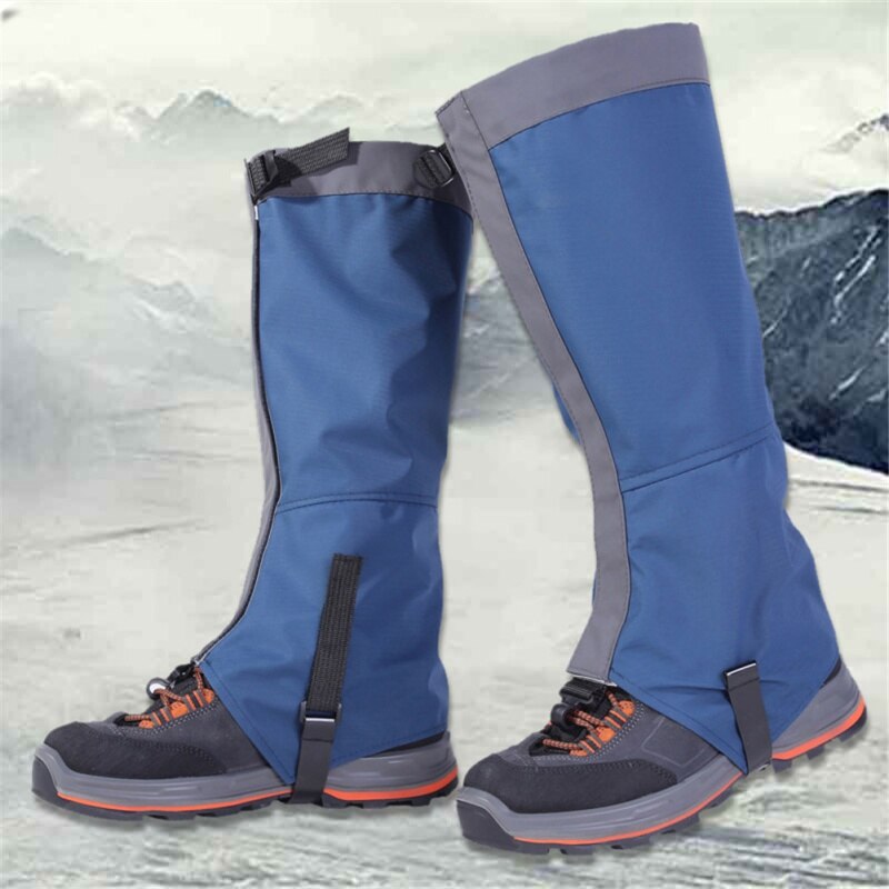 1 paar Schnee Kneepad Skifahren Gamaschen Wandern Klettern Bein Schutz Schutz Sport Sicherheit Wasserdicht Beinlinge Schienbein Schutz