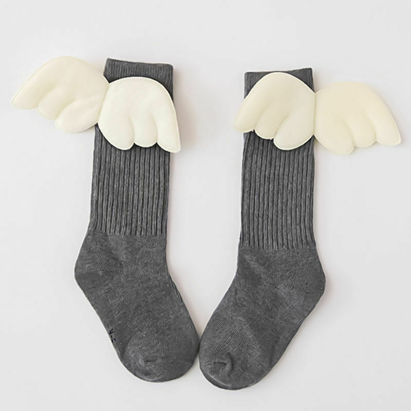 Cute GIRLS BABYS TUTU SOCKS SPANISH KNEE HIGH SATIN BOW SOCKS SOFT FRILLY KIDS 1-10 Y: Dark grey / 7-9T