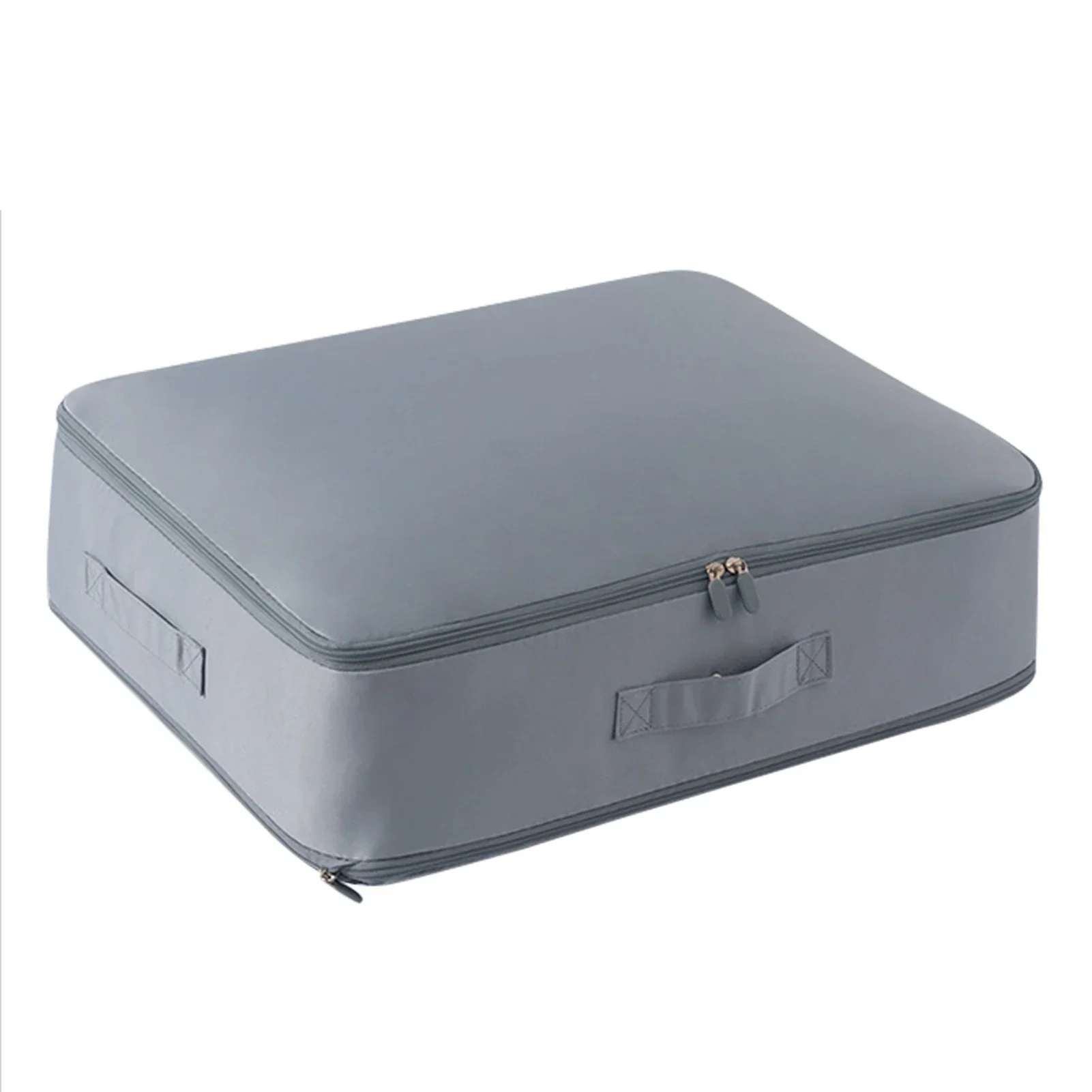 Quilt-opbergtas met grote capaciteit, stofdichte stapelbare organizerbox voor kleding, multifunctionele opbergzakken voor kast: XXL / Blauw