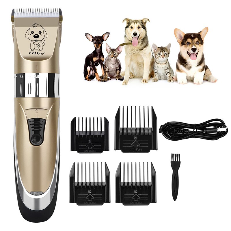 Professionele Hond Haar Clipper Oplaadbare Draadloze Dier Grooming Clippers Elektrische Hond Haar Trimmer Haar Snijden Mahine