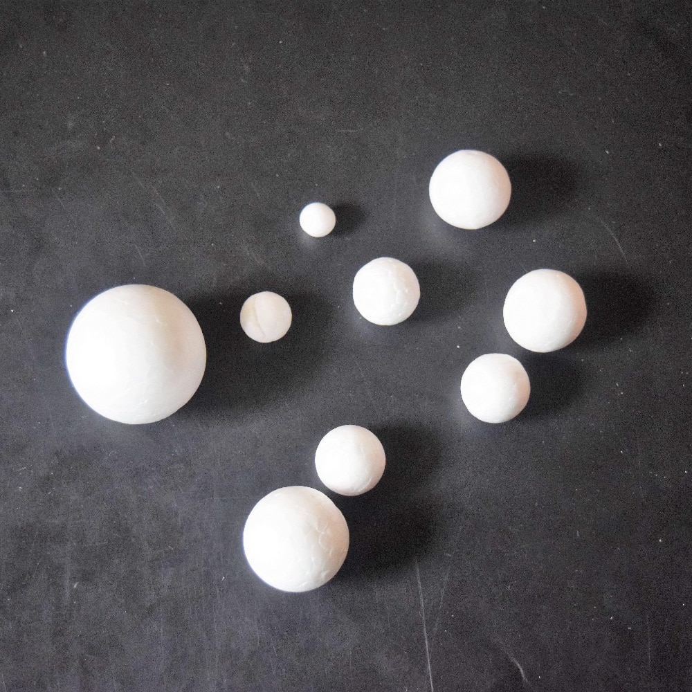 3cm/4cm/5cm/6cm/8cm/9cm/15cm hvide modeller af polystyren styrofoam skum kugler til diy håndværk forsyninger