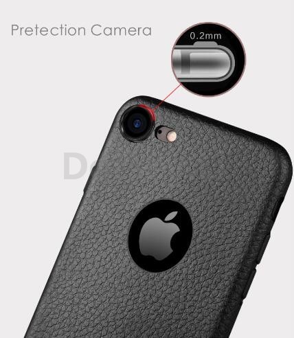 Luxury Leather case For Apple iPhone 6s case iphone 7 cover Soft silicon for man back cover for iphone 6 7 8 plus Cell