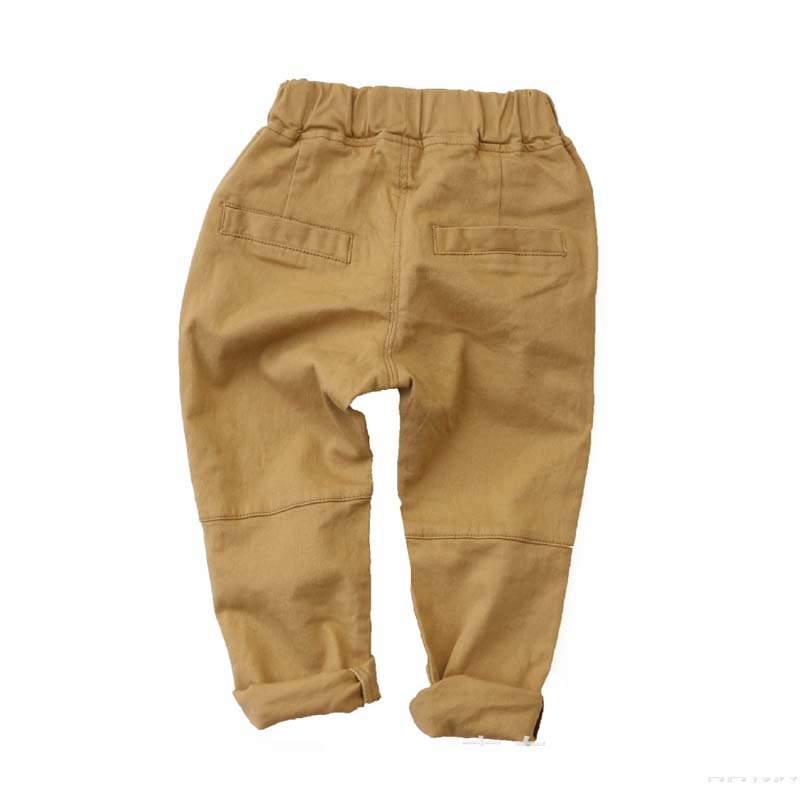 Kids Spring autumn clothes Girls trousers children pants for baby boys pants solid navy blue green khaqi Woven