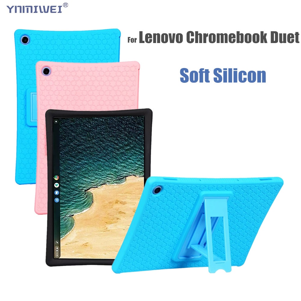Case Voor Lenovo Chromebook Duet CT-X636 10.1Inch Tablet Cover Soft Silicon Stand Houder Funda Case Voor Lenovo Duet Chromebook