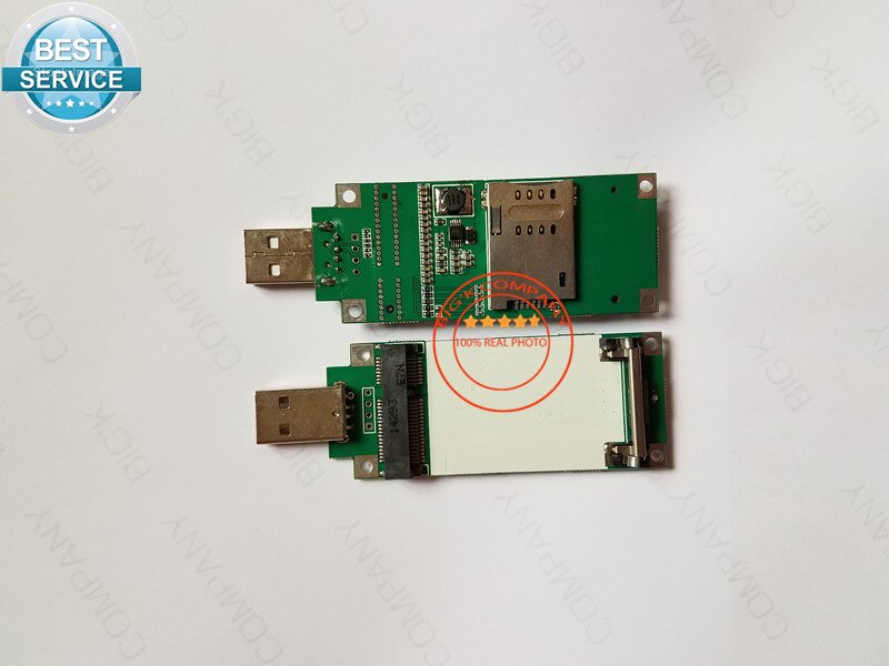 Mini PCIE USB içerir için SIM kart yuvası MC7304/MC7305/MC7700/MC7710/MC7750/MC7455 /MC7330/MC7355/MC7354/MC8795V/MC8704/MC8790V