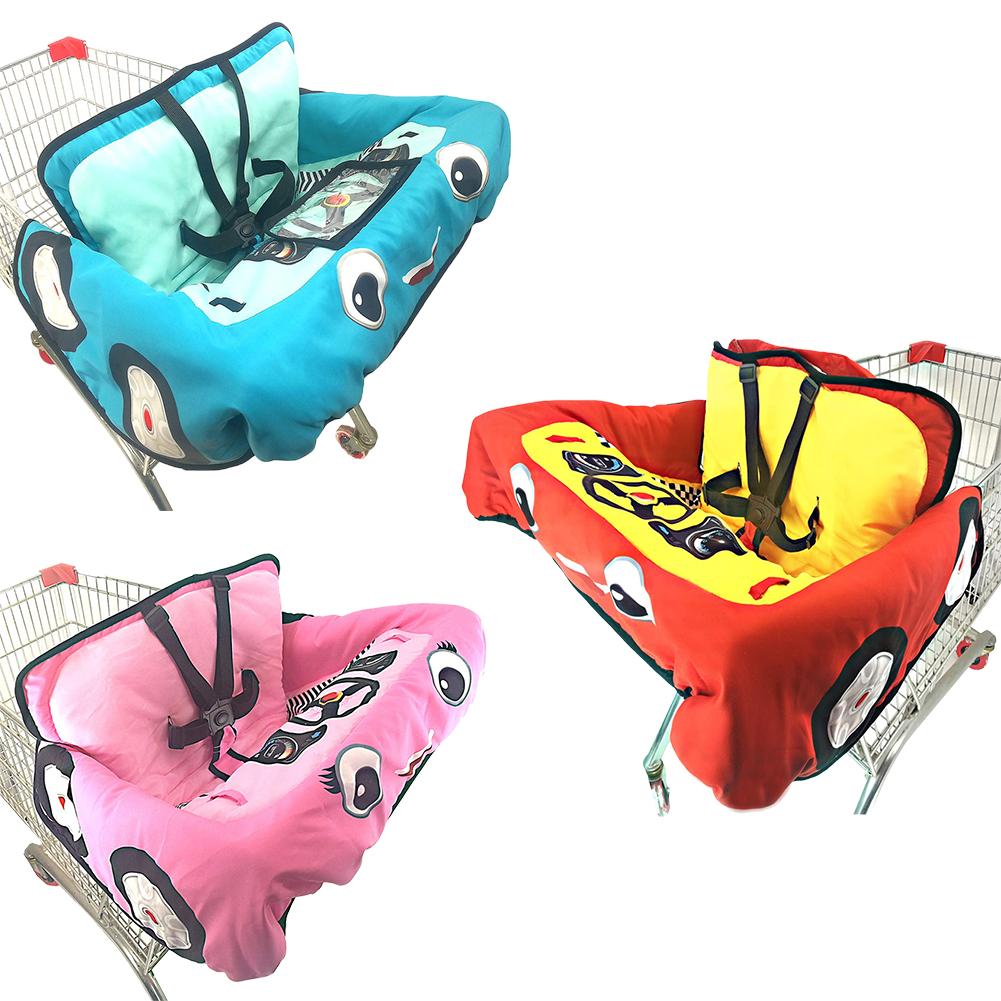 Coussin Portable avec poches pour supermarché | Coussin pour chariot de courses, Protection de la chaise de salle à manger, sécurité pour voyage, soins pour enfants