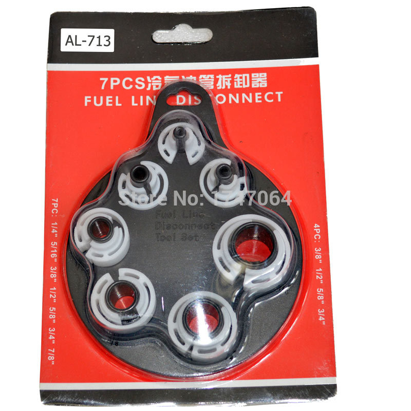 7pcs fuel line disconnect tool air conditioning pipe removal automobile air conditioning maintenance tools set