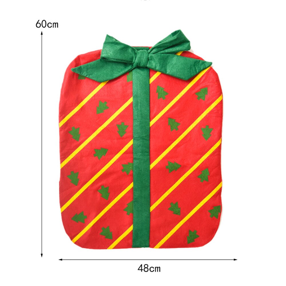 Santa Hat Chair Covers Christmas Decor Dinner Chair Xmas Cap Sets Dinner Table Hat Chair Back Covers For Home: D1