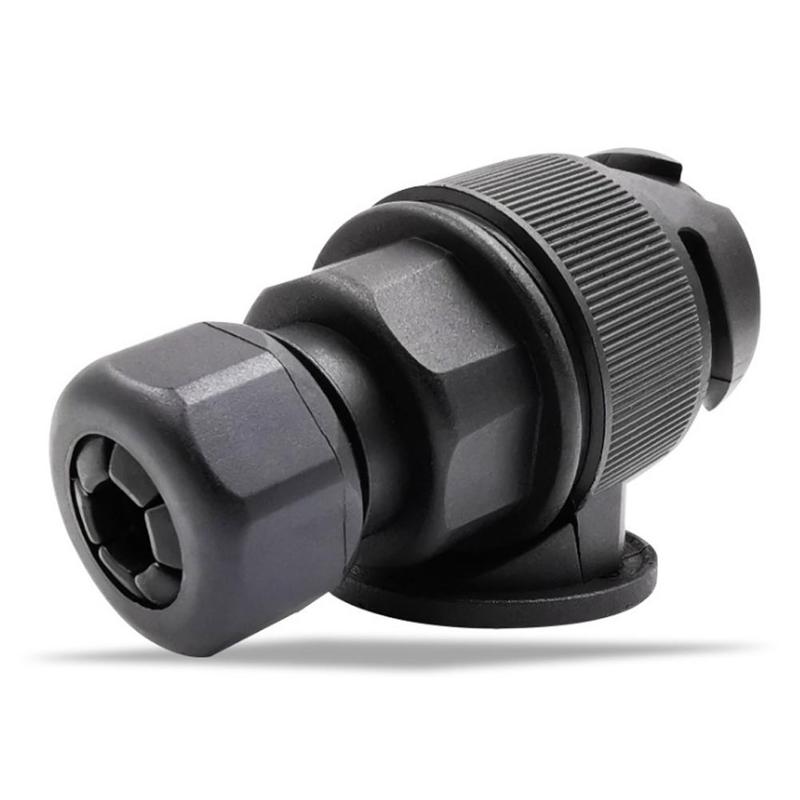 EU Practical Car Styling Motor Home Accessories Black Plastic Electrical Plug Sockets Camping RV Caravan 13-Pin Trailer Socket