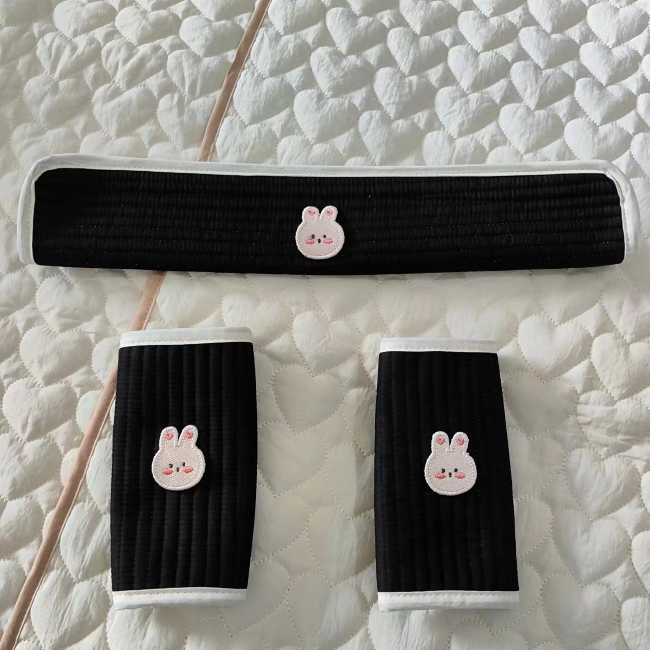 Baby Kinderwagen Armlehne Lätzchen Anti Biss Baumwolle Spucktuch Schutzhülle Kinderwagen Zubehör Neugeborenen Baby Schulter Schutz: Grün