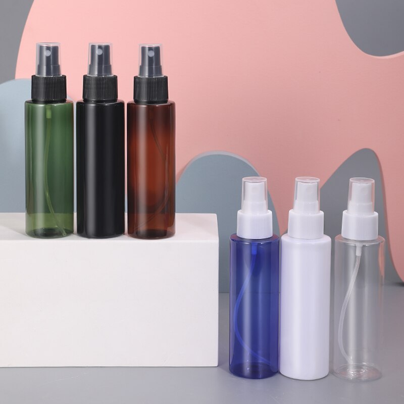 10 Stuks Van 100Ml Plastic Spuitfles Kleine Sample Draagbare Hervulbare Sproeier Cosmetische