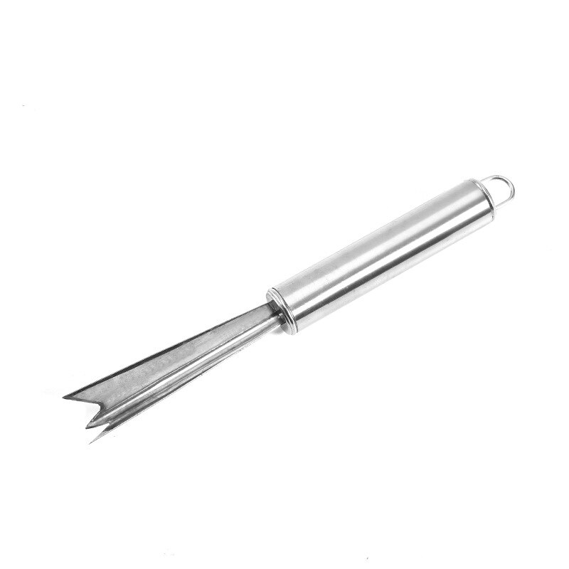 Praktyczny nóż ze stali nierdzewnej obieraczka robić ananasa urządzenie robić usuwania nasion ananasa klip Dom narzędzia kuchenne: A