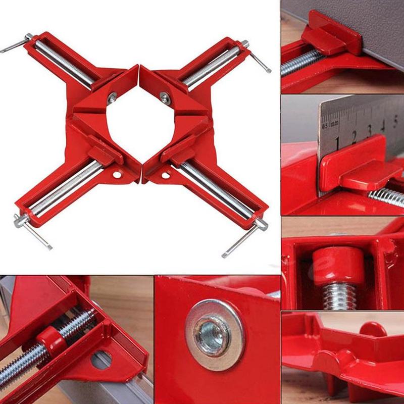 90 Degree Right Angle Angle Clip Woodwork Frame Welding Angle Fixing Glass Positioner Clip Multifunction Fast Block S5X4