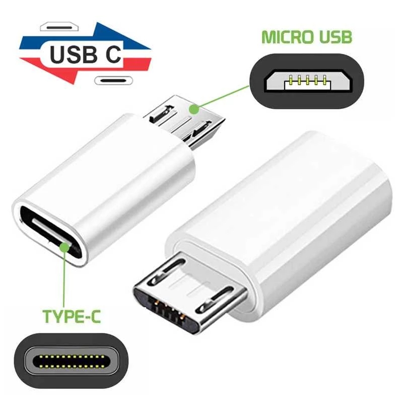 Type C To Micro USB Android Charging Adapter OTG Converter for Samsung Mi Huawei USB C To Micro USB Data OTG Sync Charger Jack